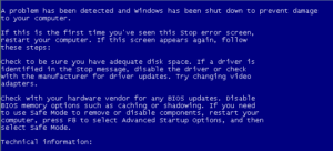 Fix Bluescreen